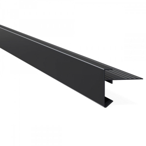 Aluminium Daktrim Zwartgrijs, RAL7021 45 x 45 x 2500mm 