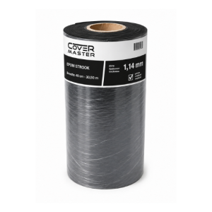 EPDM strook - 30,50 meter lengte - breedte 40 cm - dikte 1,14 mm per rol