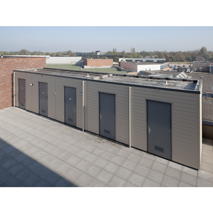 Aluminium Buitenhoek Zwart RAL9005 - 60 x 64 x 500 mm