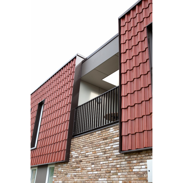 Aluminium Daktrim Zwart RAL9005 - 60 x 64 x 2500 mm STRUCTUURLAK