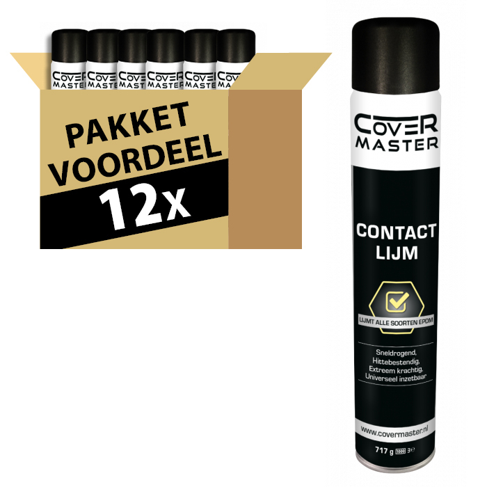 CoverMaster 12 stuks Coverbond Spray 750 ml - pakketvoordeel