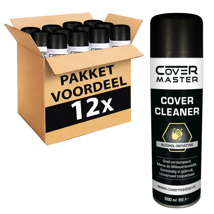 12 stuks Covercleaner 500 ml - pakketvoordeel