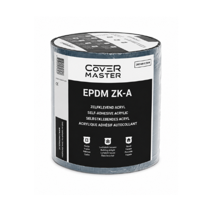 Zelfklevend EPDM ZK-Acryl 200 mm x 20 M