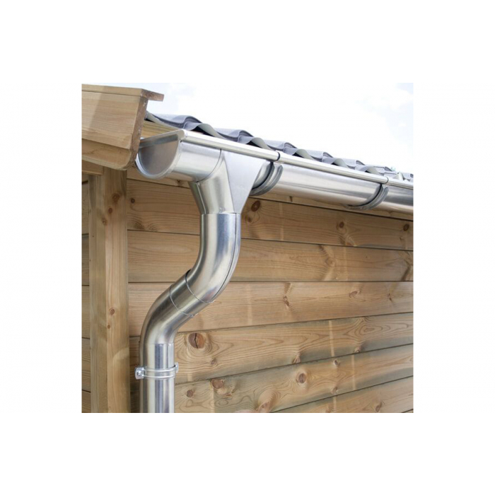 Verzinkte dakgootset compleet - dubbelzijdig - zink - 340-1360 cm