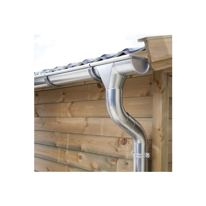 Verzinkte dakgootset compleet - dubbelzijdig - zink - 340-1360 cm