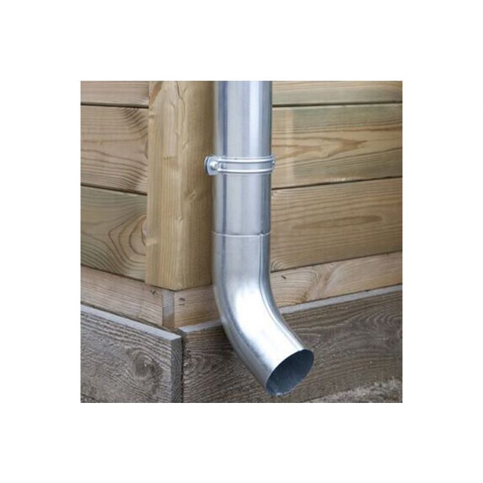Verzinkte dakgootset compleet - dubbelzijdig - zink - 340-1360 cm