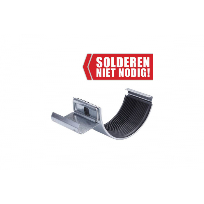 Verzinkte dakgootset compleet - dubbelzijdig - zink - 340-1360 cm