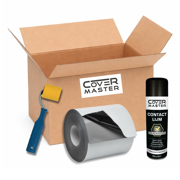 EPDM dakgootpakket zelfklevend compleet - 40 cm. breed