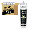 CoverMaster 12 stuks High Tack Kit 290ml (zwart) - pakketvoordeel