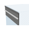 Aluminium knelprofiel - daktrim